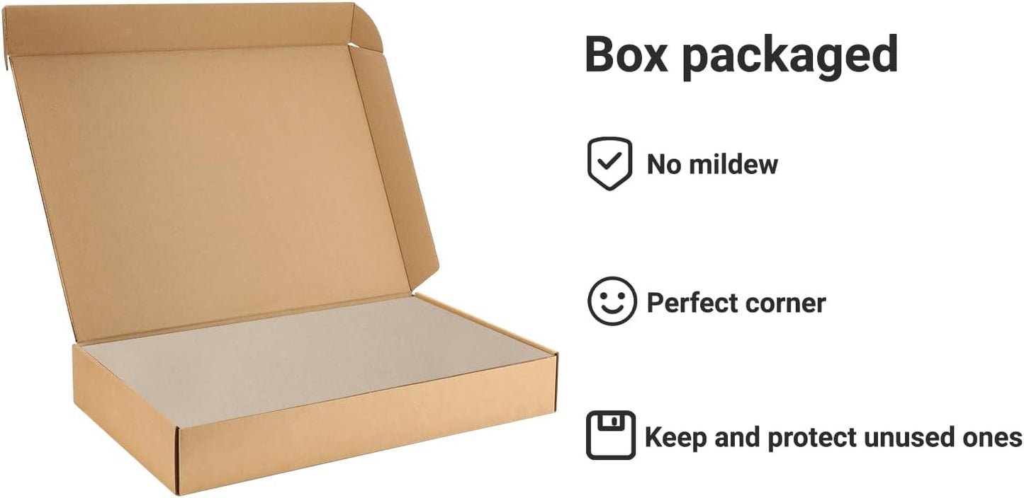 25 Pcs Book Board, Binder Board, Cover Board, Heavy Duty Chipboard for Book Binding, DIY Cardboard (Gray, 5 x 7 Inch 100PT)