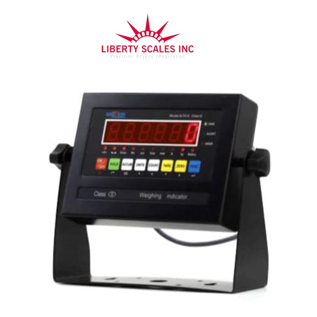 Liberty LS-800-4X5 NTEP Certified (Legal for Trade) Industrial Floor Scale | 48" x 60" | Capacity of 2,500 lbs x 0.5 lb + Red