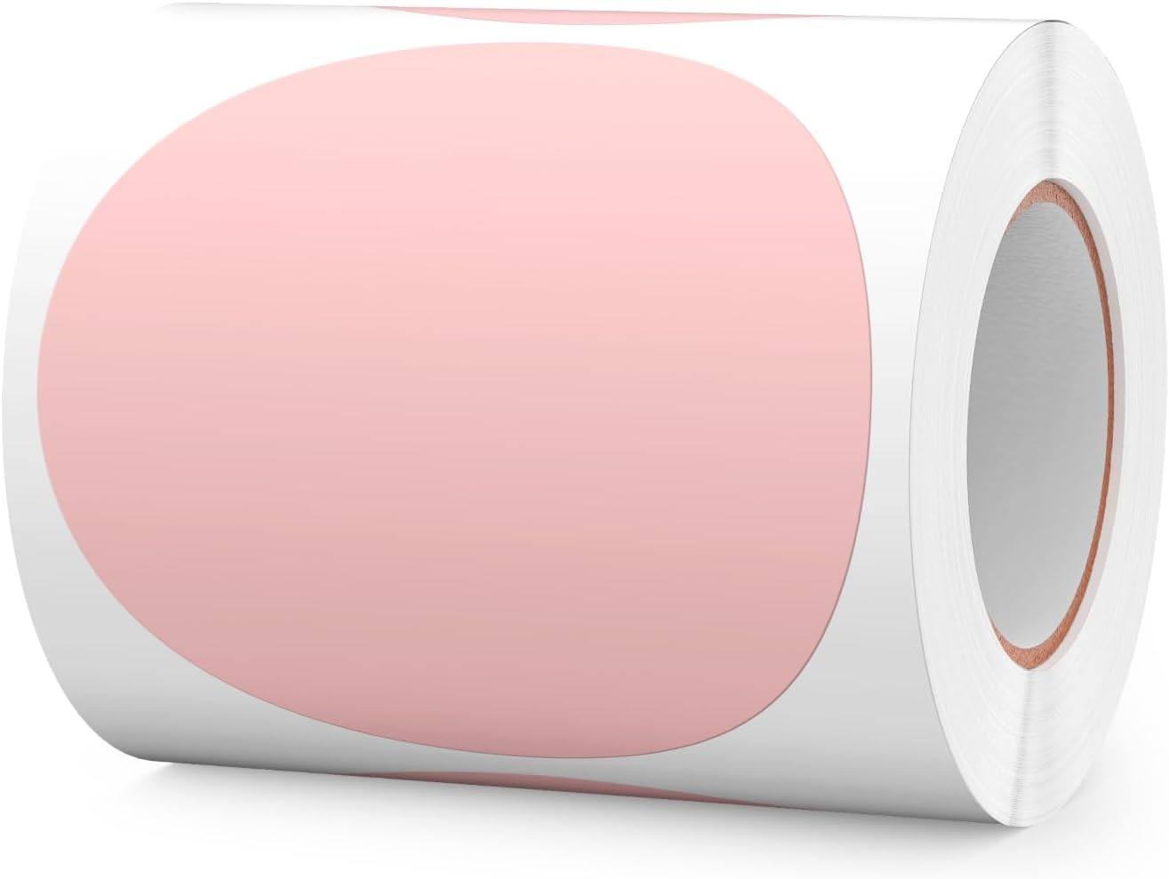 300 PCS Round Stickers 4 Inch Pink Vinyl Circle Floor Dots Sticker Removable Self-Adhesive Colored Large Label Roll for Marking Inventory Organizing Classroom Line Up Spots