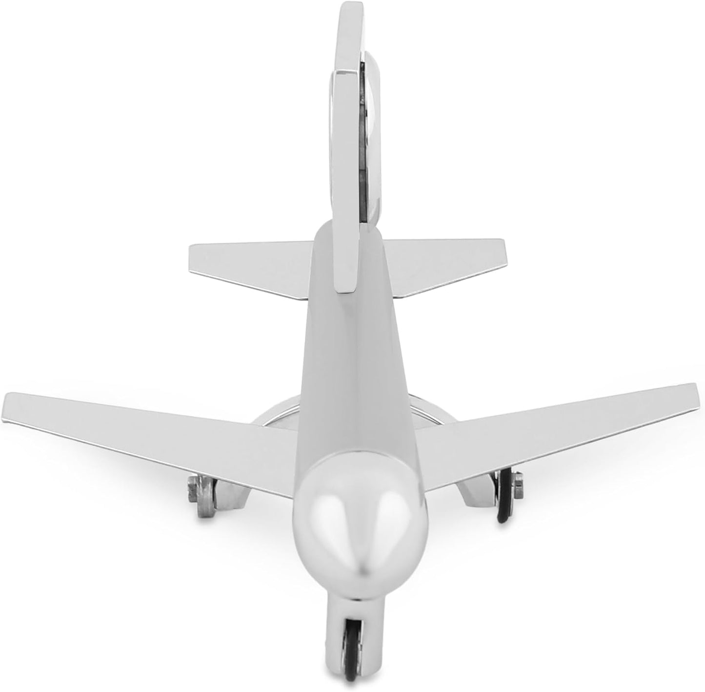 Aeroplane Miniature Table Clock, Stylish Analog Desk Clock & Paper Weight, Manual Adjustment, Easy Battery Replacement, Students, Vintage Decor for Home & Office