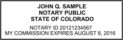 Notary Stamp Seal Ink Personalized Self Inking Stamp Custom Stamp Rubber Stamp Trodat 4913 Self Ink Notary Stamp - 7/8" x 2-3/8" Impression Area