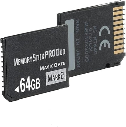 MS 64GB Memory Stick Pro Duo MARK2 for PSP 1000 2000 3000 Accessories/Camera Memory Card…