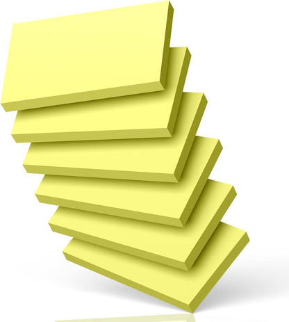 300 Count Blank Index Cards 3x5 Inch Yellow Flash Cards Colored Cardstock, Unruled Note Cards Study Card Portable Learning Flashcards Ideal for Note Taking, Art Sketching, Office & School Supplies