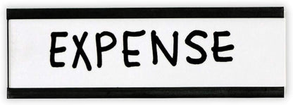 SmartSign Pack of 25 Magnetic"C" Channel Label Holders | 1" x 3"