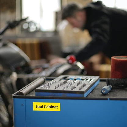 18mm Black on Yellow Label Tape Replacement for Brother TZe-641 TZe641 TZe 18mm 0.7 Laminated Yellow Tape Compatible with Brother P Touch Label for PTD400 PTD410 PTD600 PT1750, 3-Pack