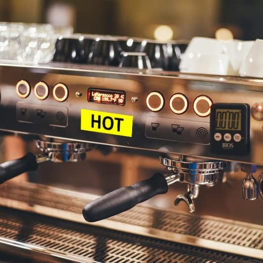 18mm Black on Yellow Label Tape Replacement for Brother TZe-641 TZe641 TZe 18mm 0.7 Laminated Yellow Tape Compatible with Brother P Touch Label for PTD400 PTD410 PTD600 PT1750, 3-Pack