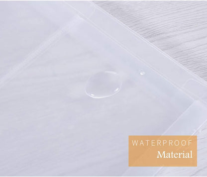 9x12 Clear Zip Plastic Envelopes File Document Paper Holder Pack of 24 (24 Pack)