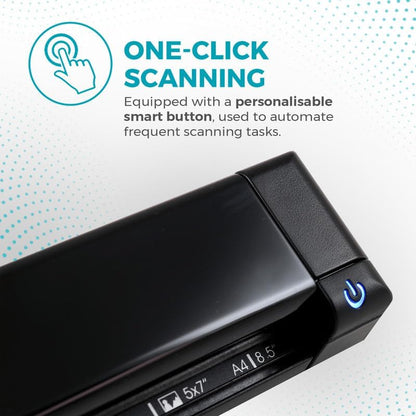 IRIScan Express v4 8PPM Portable Document Scanner - Simplex: Scan Directly to PDF, Word, Excel and Bus. Cards to Outlook. Receipt Scanner for Computers with USB Connectivity (Windows Only)