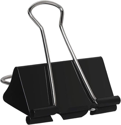 Large Binder Clips 2 Inch (72 Pack), Extra Large Binder Clips Big Paper Clamps Giant Clips for Office and Home Supplies, Black