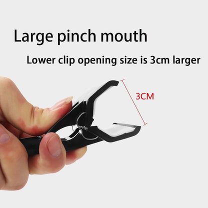 3pcs Sign Clips Clip Holder Sign Holder Clip Paper Holder for Table Top Clip On Sign for Paper Holder Computer Monitor Handy Artist Supplies Holder(Black)