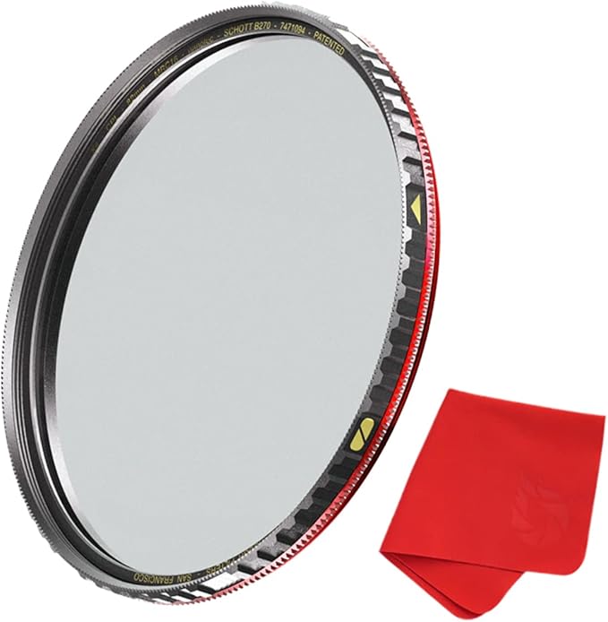 X4 CPL 62mm Circular Polarizer Filter - Schott B270 - MRC16 - Nano Coating - Weather Sealed - 25 Year Support by Breakthrough Photography