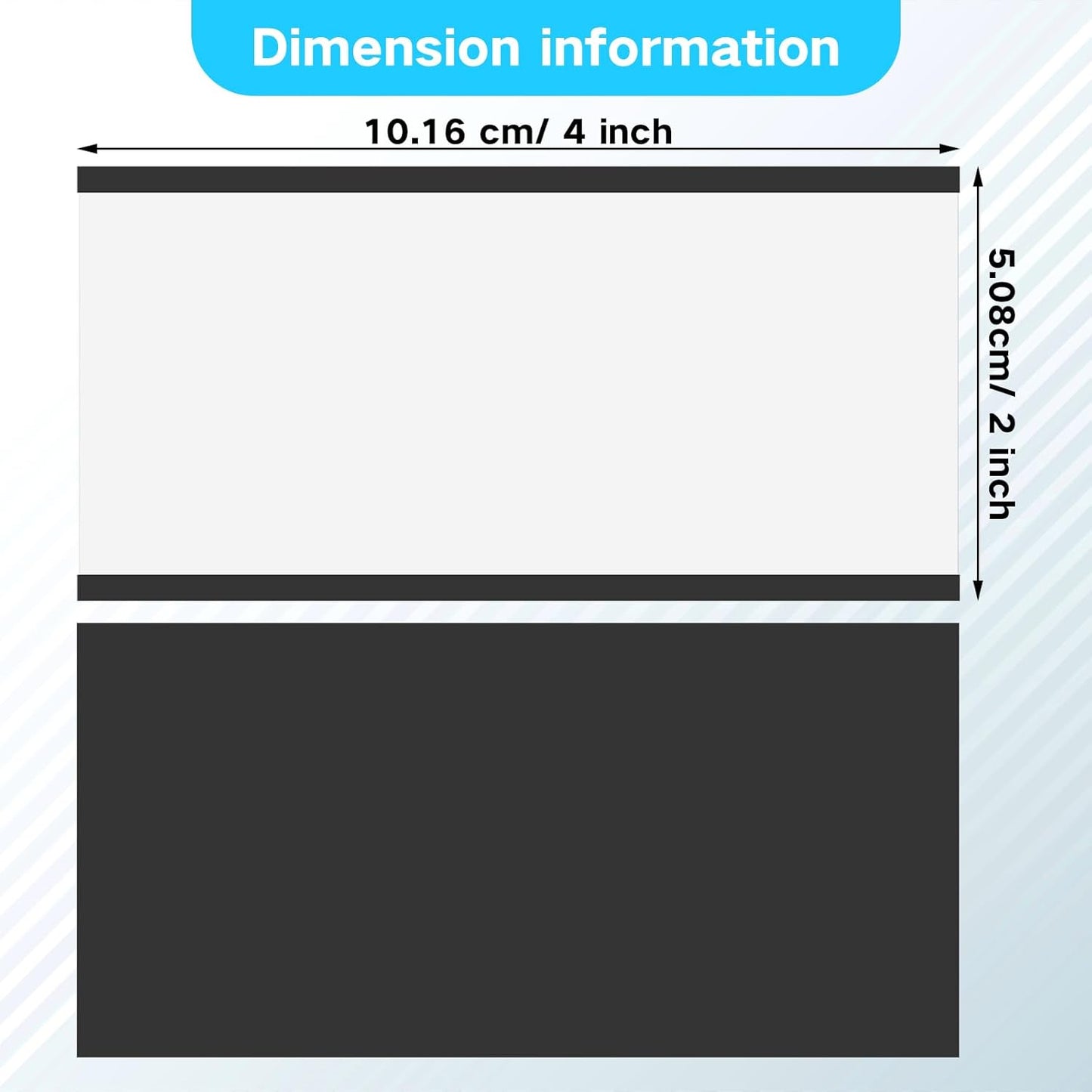 30 Pcs C Channel Magnetic Label Holder 4 x 2 in with White Card Inserts Clear Plastic Protectors Shelf Labels with Magnets Magnetic Name Tags Magnetic Tool Box Labels for Metal Whiteboard Rack