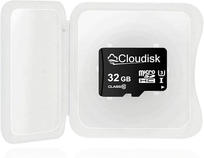 Pack of 2 Micro SD Card 32GB Flash Memory Card Micro SDHC with SD Adapter and Card Reader, C10, A2, U3, UHS-I (32 GB)