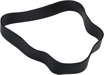 JAM PAPER Durable Rubber Bands - Size 107 - Black Multi-Purpose Rubberbands - 50/Pack