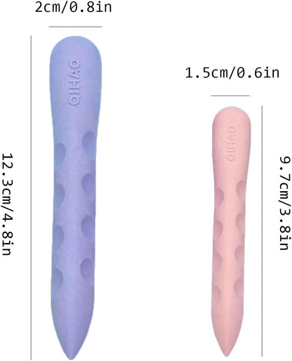 Colorful Erasers 3 Pack Pencil Erasers Grippable Erasers for Kids Bulk for Students School Supplies Office Prize Gifts(Colorful Holes Small)