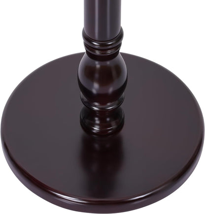 Tree Coat Rack Freestanding with Round Base, Unique Coat Hanger Stand, Heavy Duty Standing Coat Rack Clothes Stand for Winter Jacket, Hat, Entryway/Hallway/Bedroom, Red Brown