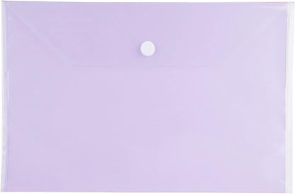 11 x 17 Clear Large Plastic Envelopes Document File Storage Holder 10 Pack Hook Loop Closure