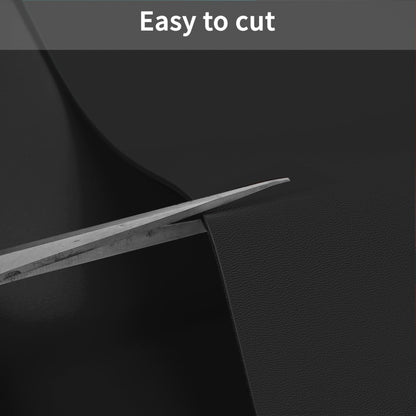 Desk Pad Mat - 48x48 Inch Waterproof Easy to Clean Can Conceal Flaws Protector The Table Top from Scratches Used for Dining (Black+Black 48x48)