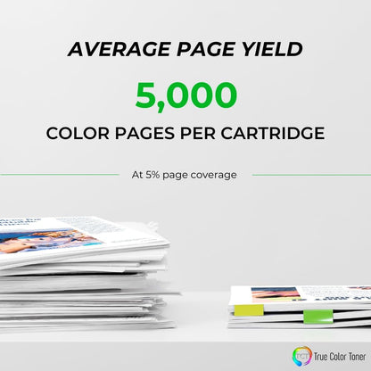 TCT LC406XL Color Ink Cartridge 3 Pack - Compatible Replacement for Brother LC406XLC LC406XLM LC406XLY High Yield Works with Brother MFC-J4335 J4345 J4535 J5855 Printers (Cyan Magenta Yellow)