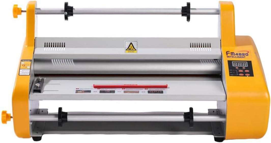 Laminating Machine 18" Hot and Cold Roll Laminator 110V Digital Thermal Laminating Machine for A2/A3 Single/Dual Sides Lamination