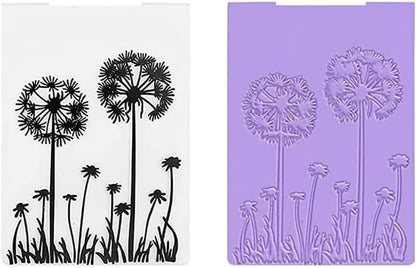 12Pcs Flower Leaf Embossing Folders DIY Craft Paper Card Embossing Template Stencil Paper Card Decorating Mold Plastic Embossing Machine Template for Card Making Scrapbooking Photo Album Decoration