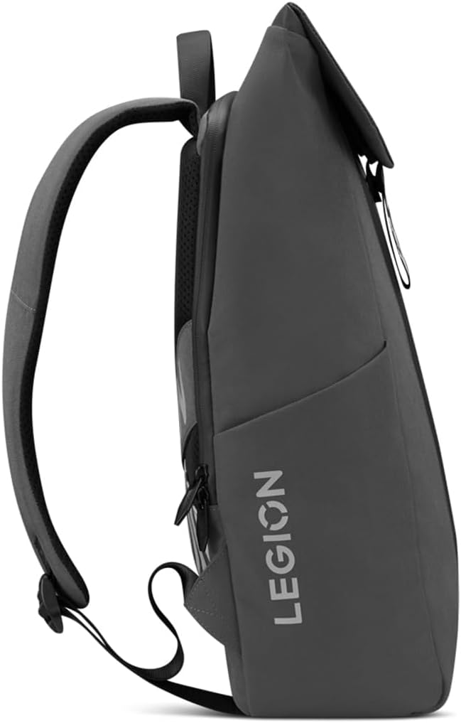 Lenovo Legion Gaming Backpack GB400 for Computers Up to 16 Inch - Lightweight Water Repellant Bag with Multiple Pockets, & Superior Valuables Protection for Gamers (Black)