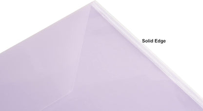 11 x 17 Clear Large Plastic Envelopes Document File Storage Holder 10 Pack Hook Loop Closure