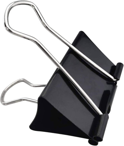 Extra Large Binder Clips 2.4 Inch (36 Pack), Upgrade Giant Binder Clips Big Paper Clips Clamps for Office and Home Supplies, Black by Aellabus