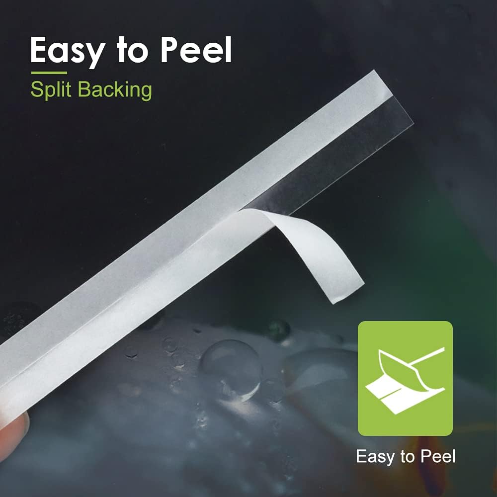 Absonic Tz131 Label Maker Clear Tape Compatible for Brother Tze-131 Tze 12mm 0.47 Laminated 1/2 Tz Label Tape for Brother Ptouch PTD220 PTD210 PTH110 PTH100 PTD400 PTD610BT, Black on Clear, 4-Pack