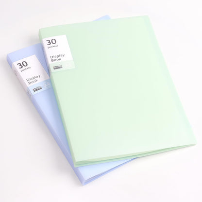 Tamaki Portfolio Binder with Plastic Sleeves, Pocket Portfolio Folder with Clear Sheet Protectors, Display 60 Pages Book, Presentation Book for Artwork, Document Organizer, 1 Pack (Green)