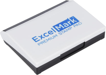 ExcelMark Ink Pad for Rubber Stamps 1-7/8" x 3-1/8"- Blue
