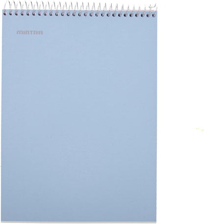 Mintra Office TOP BOUND Durable Spiral Notebooks (Spring Pink, Arctic Ice, Sun Yellow, College Ruled 3pk)