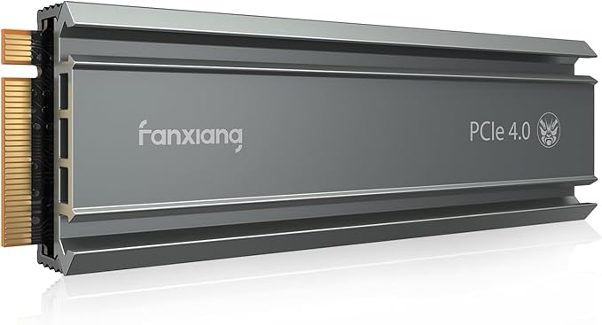 fanxiang S660 PCIe 4.0 2TB SSD for PS5 with Heatsink, Up to 5000MB/s, NVMe M.2 SSD Internal Gaming SSD NAND SLC Cache Suitable for PS5 Enthusiasts, Technology Enthusiasts, IT Professionals