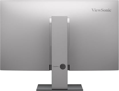 ViewSonic VP3276T-4K 32 Inch 4K UHD IPS Docking Monitor with Thunderbolt 4, Advanced Ergonomics, 100% sRGB Rec 709, Pantone Validated, USB C, HDMI, and DisplayPort Inputs for Home and Office
