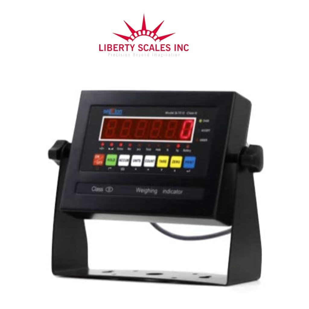 Liberty LS-800-4X5 NTEP Certified (Legal for Trade) Industrial Floor Scale | 48" x 60" | Capacity of 10,000 lbs x 2 lb + Black
