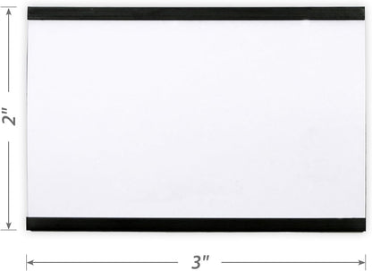 SmartSign Magnetic 'C' Channel Label Holders | 2" x 3", Pack of 10