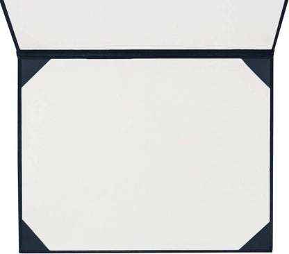 GraduationMall 8.5"x11" Smooth Padded Diploma Cover Certificate Holder Darkblue,1-Pack