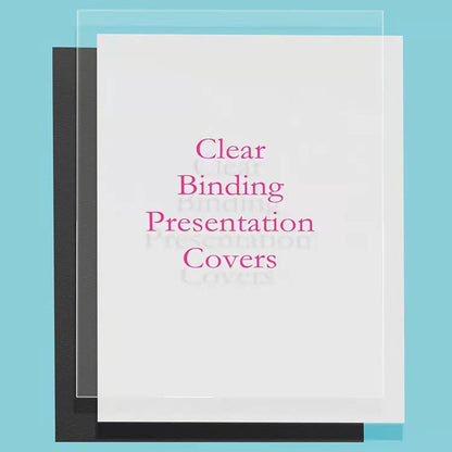 TOTiyea 200 Pack 4.5 Mil PVC Binding Presentation Covers, Clear Report Covers for Binding,8.5x11 Inches,Letter Size