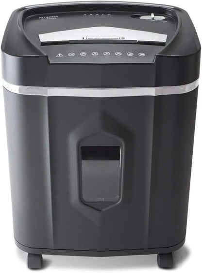 Aurora Professional Grade High Security 14-Sheet Micro-Cut Paper/CD and Credit Card Shredder, 30 Minutes Continuous Run time