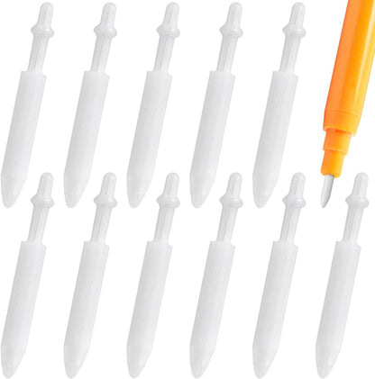 50pcs Acrylic Paint Pen Replacement Nibs 50pcs Markers Pen Tip Refillable Paint Pen Nibs for Paint Markers (0.7mm Pen)