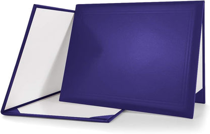 GraduationMall 8.5"x11" Smooth Padded Diploma Cover Certificate Holder Purple,1-Pack