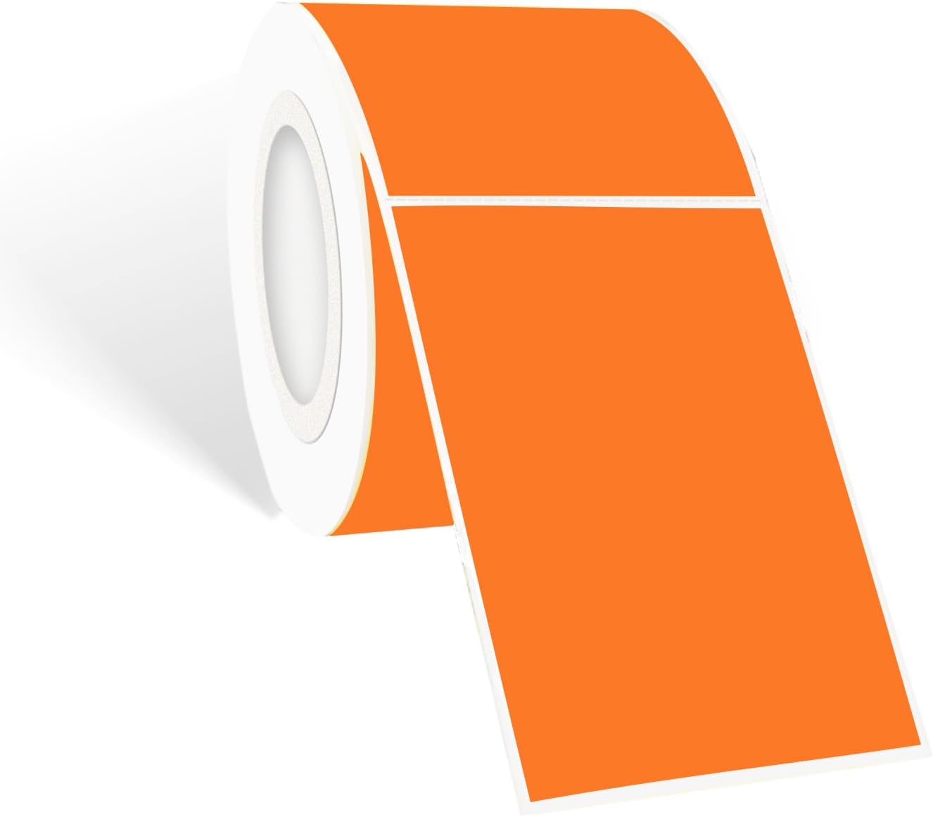 STARLIBOO Colored Labels Stickers 3 x 2 Inch, Removable Rectangle Moving Labels, 250Pcs Garage Sale Price Stickers, Adhesive Moving Labels for Boxes(Orange)