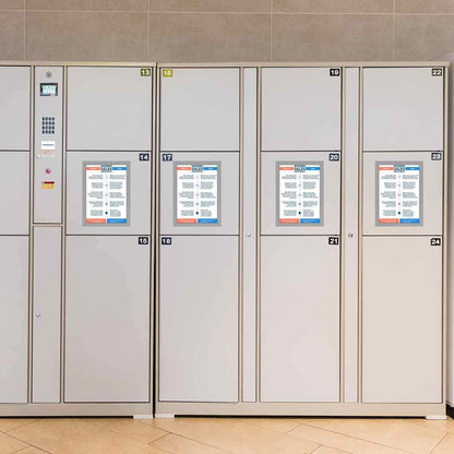 Document Sign Holder Pockets with Magnetic Back, Plastic Poster Picture Notice Display Frame for Fridge/Whiteboard/Chalkboard/Cabinet, 8.5 x 11.6 Inches, Silver, 12 Pcs