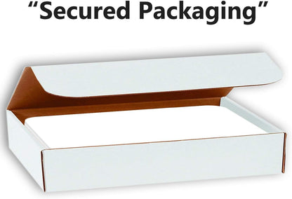 Hamilco White Cardstock Thick Paper - Blank Index Flash Note & Post Cards with Rounded Corners - Greeting Invitations Stationery 5 X 7" Heavy weight 80 lb Card Stock (100 Pack)