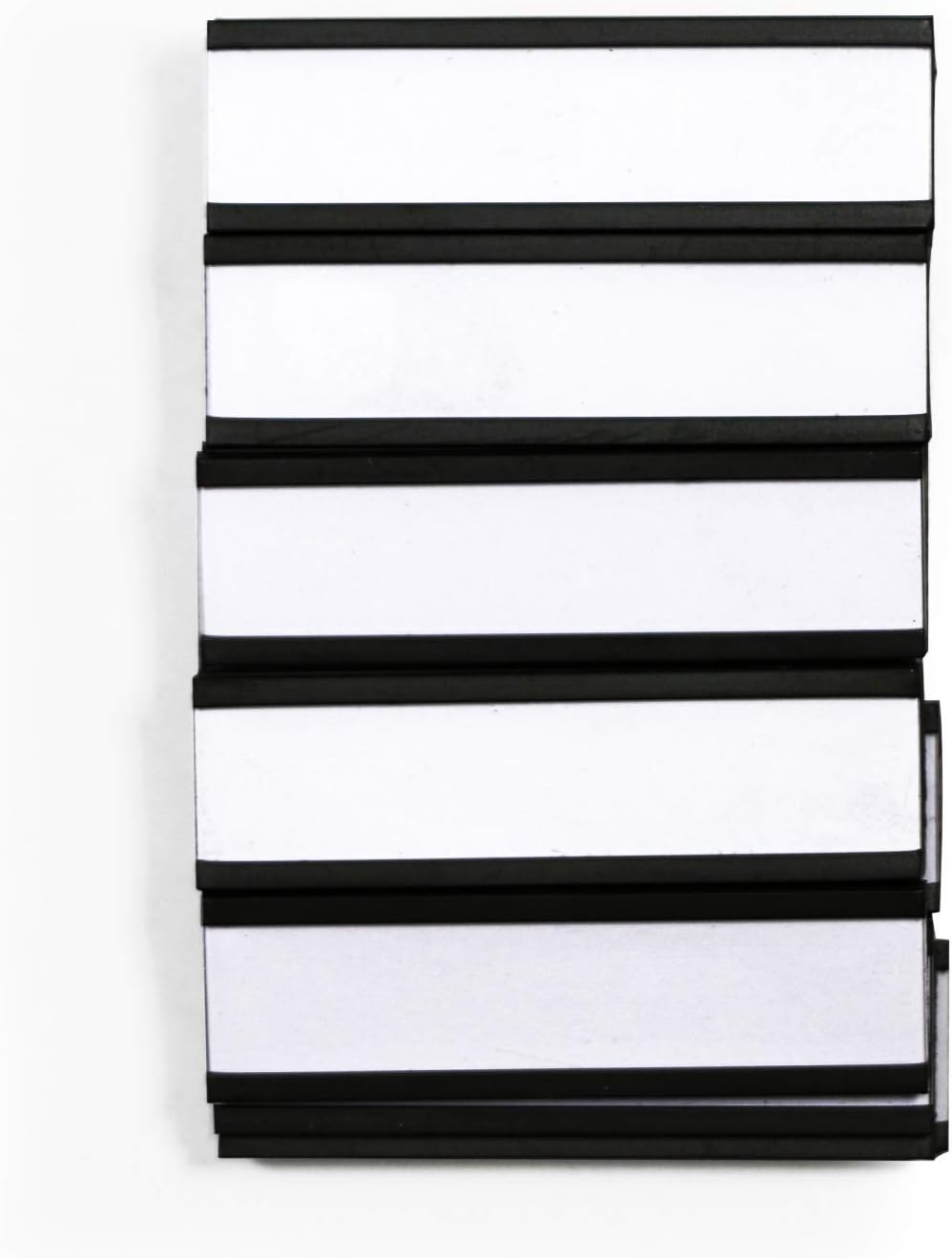 SmartSign Pack of 25 Magnetic 'C' Channel Label Holders | 0.5" x 2"