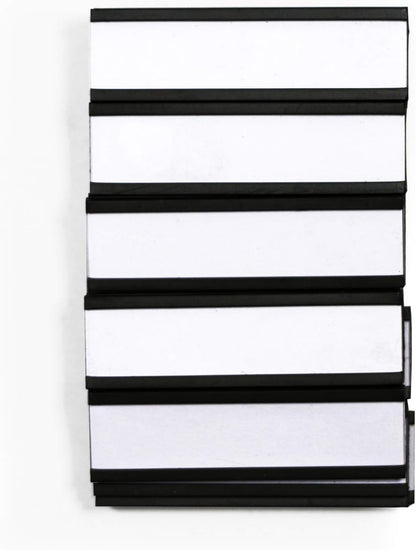 SmartSign Pack of 25 Magnetic 'C' Channel Label Holders | 0.5" x 2"