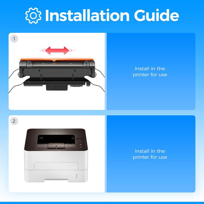 MLT-D116L Toner Cartridge Black 2-Pack High-Yield Replacement for Samsung MLT-D116L D116L MLT-D116S Compatible with Samsung Xpress SL-2625D SL-M2675FN SL-M2825DW SL-2875FW SL-M2835 SL-M2885FW Printer