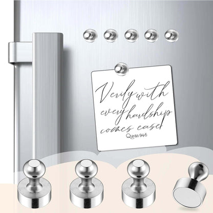 110Pcs Fridge Magnets Push Pin Magnets, Small Refrigerator Magnet s Rare Earth Magnet s for Magnetic Decorative, Strong Magnet s for Whiteboard, Classroom, Dry Erase and Locker