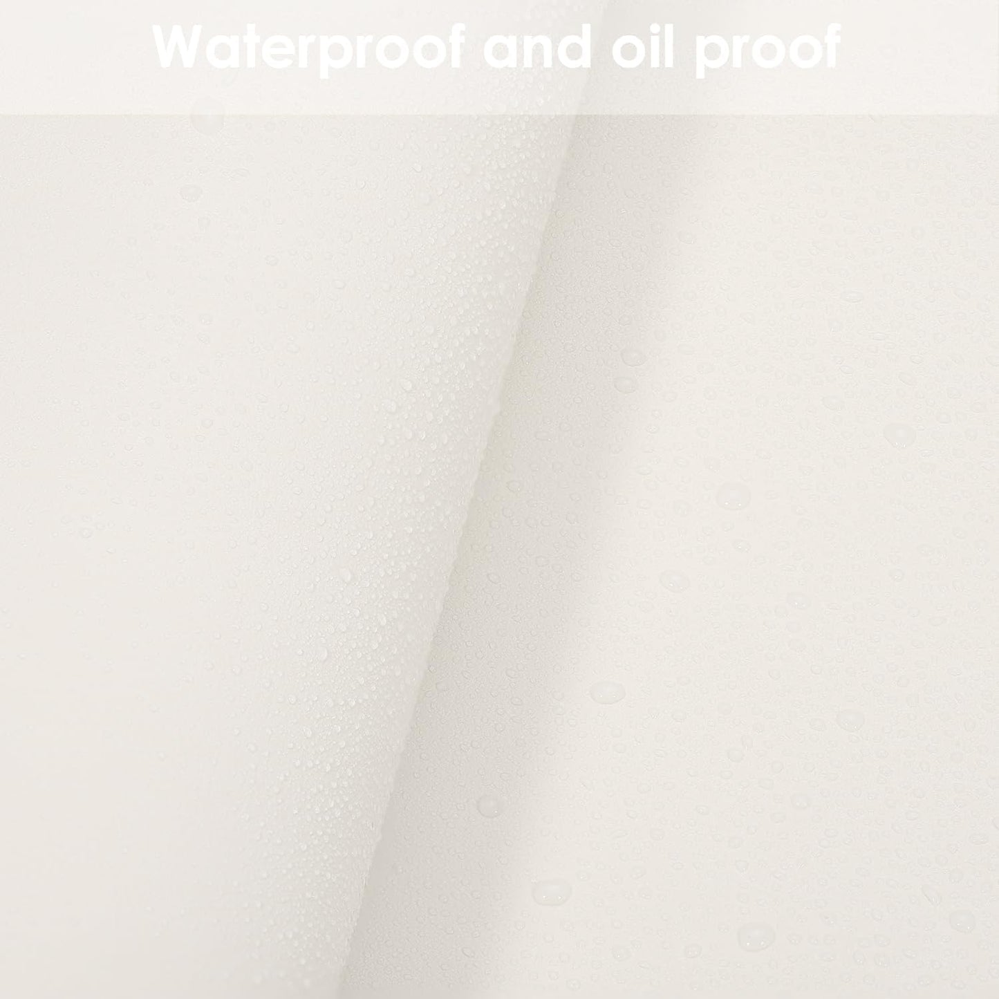 Leather Table Cover,1.8mm Thick,42x60 Inch Table Protector,Table Protector for Dining Room Table,Dining Table Cover,White Table Cover,Hule para Mesa De Comedor(White+White,42x60)