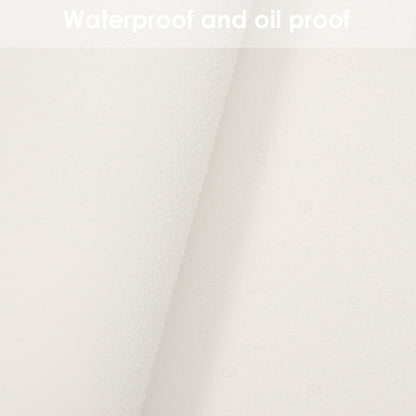 Leather Table Cover,1.8mm Thick,42x60 Inch Table Protector,Table Protector for Dining Room Table,Dining Table Cover,White Table Cover,Hule para Mesa De Comedor(White+White,42x60)